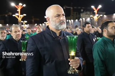 گزارش تصویری | مراسم خطبه خوانی حرم مطهر رضوی در شب شهادت امام رضا(ع)