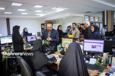 گزارش تصویری | بازدید مدیران استانی و شهری از روزنامه شهرآرا به مناسبت روز خبرنگار - ۳