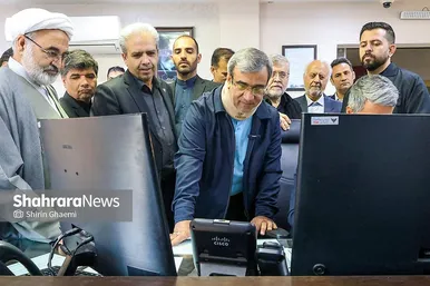 گزارش تصویری |  بازدید استاندار خراسان رضوی از پایانه مسافربری امام رضا (ع)، پروژه ایوان سلام و راه‌آهن مشهد