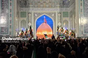 خادم&zwnj;الرضایی که به آرزوی خود رسید | مراسم وداع با شهید مقاومت، حجت&zwnj;الاسلام والمسلمین سیداسماعیل خطیب در حرم امام رضا (ع) برگزار شد + فیلم