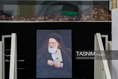 گزارش تصویری | مراسم وداع با پیکر آیت‌الله شبیری زنجانی