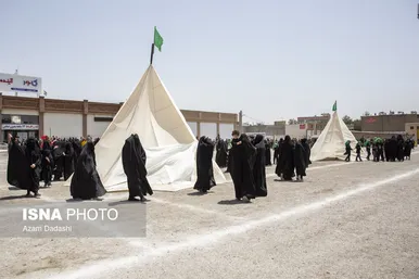 محرم ۱۴۰۴ | مراسم سنتی خیمه‌سوزان ظهر عاشورا در قزوین