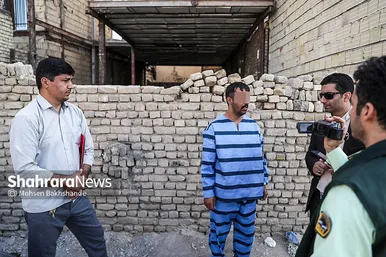 گزارش تصویری | بازسازی صحنه قتل در اسماعیل آباد مشهد