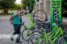 فعالیت بیش از ۹۰۰ دستگاه دوچرخه اشتراکی در سطح شهر مشهد | ۵ ایستگاه جدید دوچرخه اشتراکی در نزدیکی مدارس احداث می&zwnj;شود