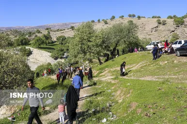 نوروزگردی | آبشار «آبریز» کهگیلویه