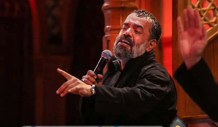 دانلود مداحی محمود کریمی در شب سوم عزاداری حسینیه داودالعاشور بصره +فیلم
