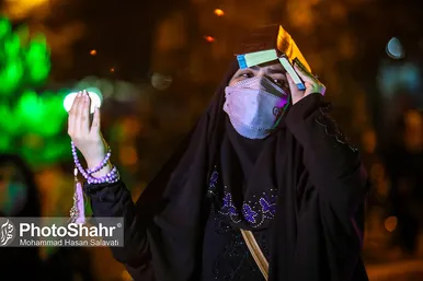 مراسم احیاء شب بیست و یک رمضان در بلوار امامت مشهد
