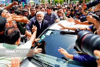 عکس‌هایی از پزشکیان و جلیلی پای صندوق رای در مرحله دوم انتخابات