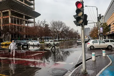 بارش باران در مشهد