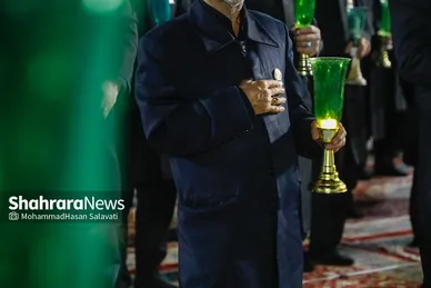 گزارش تصویری | آیین خطبه خوانی شب شهادت امام رضا(ع) در حرم مطهر رضوی (یک شهریور ۱۴۰۴)