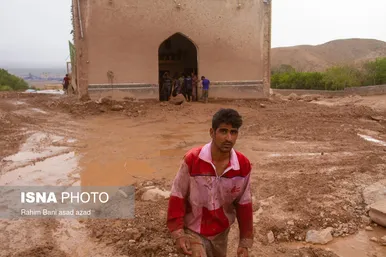 خسارات سیل در روستاهای کرمان