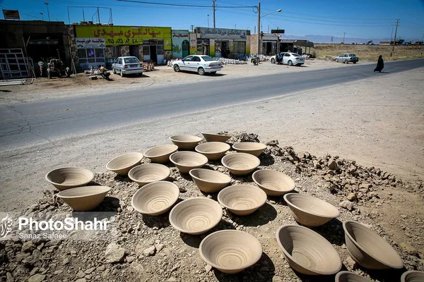 درباره روستای «مِند» گناباد با قدمتی کهن در هنر سفالگری | صدای رسای رُس کویر