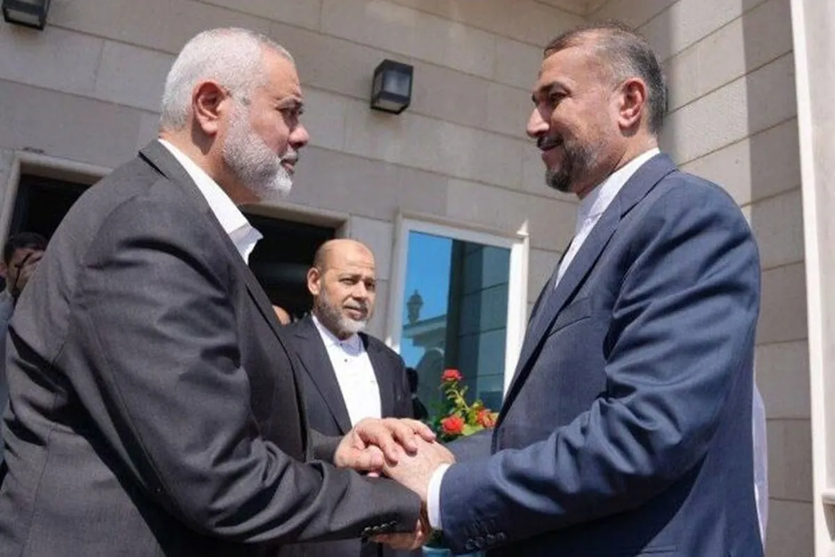 رایزنی وزیر خارجه با هنیه در قطر + فیلم
