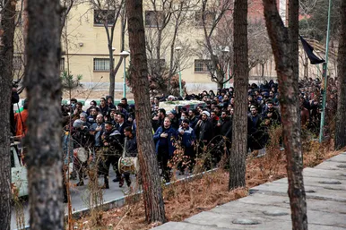 آئین تشییع و تدفین «شهید گمنام» در دانشکده شهید منتظری مشهد