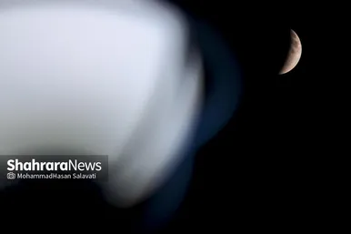 تصاویری از «ماه خونین» در آسمان مشهد
