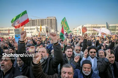 گزارش تصویری | مراسم تشییع پیکرهای مطهر شهدای مشهدی مدافع حرم