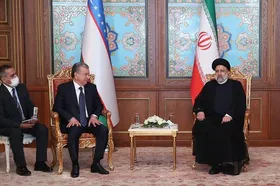 رئیسی در دیدار رئیس جمهور ازبکستان:  تلاش می&zwnj;کنیم تحریم&zwnj;ها برطرف شوند