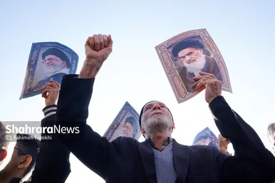 گزارش تصویری | مراسم تشییع پیکر شهدای مدافع امنیت در مشهد (۲۲ دی ۱۴۰۴) - ۵