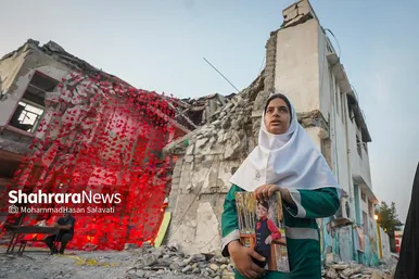 گزارش تصویری | مدرسه شجره طیبه میناب ، قتلگاه ۱۵۵ کودک شهید