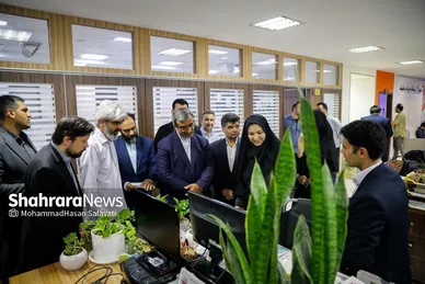 بازدید استاندار خراسان رضوی از موسسه فرهنگی شهرآرا