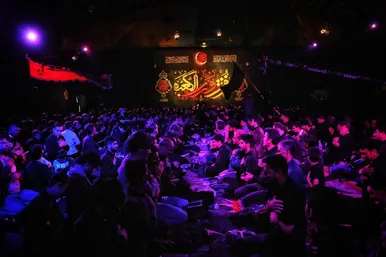 مراسم احیاء شب ۲۱ ماه رمضان و وداع با پیکر شهید گمنام در شهرک شهید رجایی
