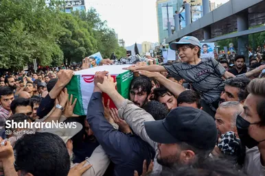 تشییع باشکوه پیکر «شهید غیرت» حمیدرضا الداغی در مشهد