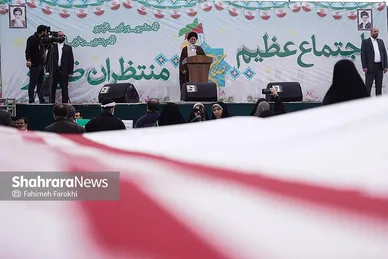 گزارش تصویری | اجتماع عظیم منتظران ظهور در مشهد ۱