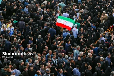 مشهد در ماتم رئیس جمهور شهید (۲)