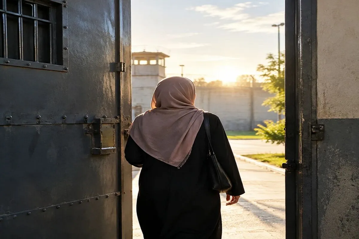 آزادی مادر زندانی