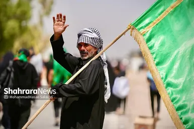 عکس | زائران پیاده در مسیر کربلا (۲)