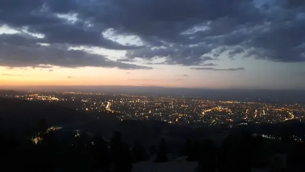 شهروند خبرنگار | نمایی زیبا از بام مشهد