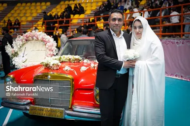 گزارش تصویری | جشن بزرگ ازدواج ۱۵۰۰ زوج دانشجوی خراسان رضوی