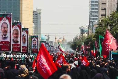 گزارش تصویری | مراسم جاماندگان اربعین حسینی در مشهد