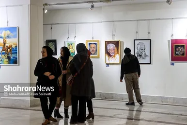 افتتاح نمایشگاه آثار هنر‌های تجسمی «ساران»