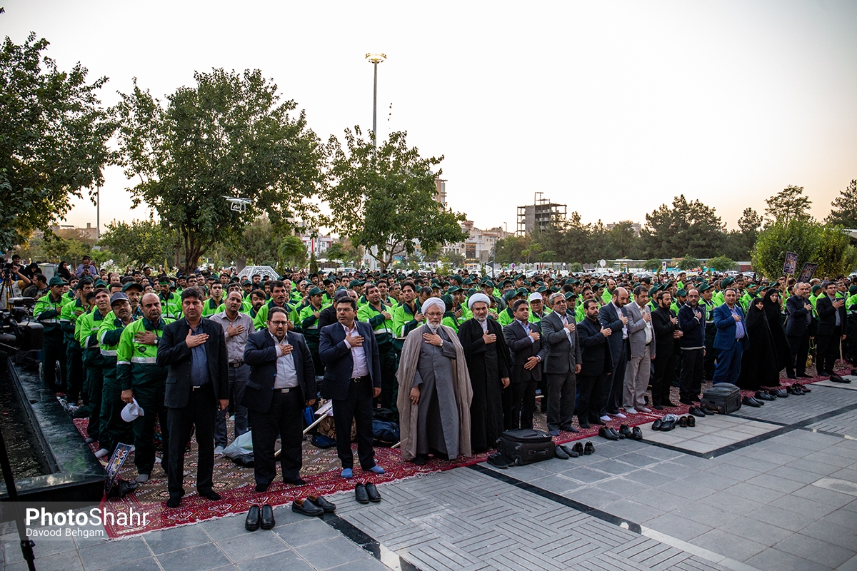 اعزام ۶۰۰ نیروی پاکبان شهرداری مشهد به نجف