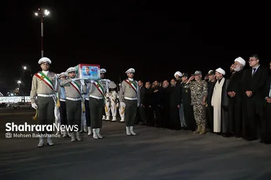 عکس‌های استقبال از پیکر شهید امیر عبداللهیان در مشهد (۳ خرداد ۱۴۰۳)