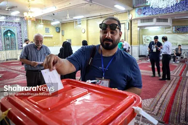 عکس‌هایی از مرحله دوم انتخابات چهاردهمین دوره ریاست‌جمهوری در مشهد (۳)