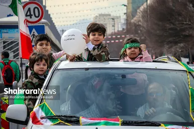 راهپیمایی خودرویی ۲۲ بهمن در مشهد - ۲