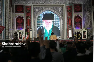 گزارش تصویری | شب سوم مراسم بزرگداشت رهبر شهید ایران در حرم مطهر امام رضا (ع)