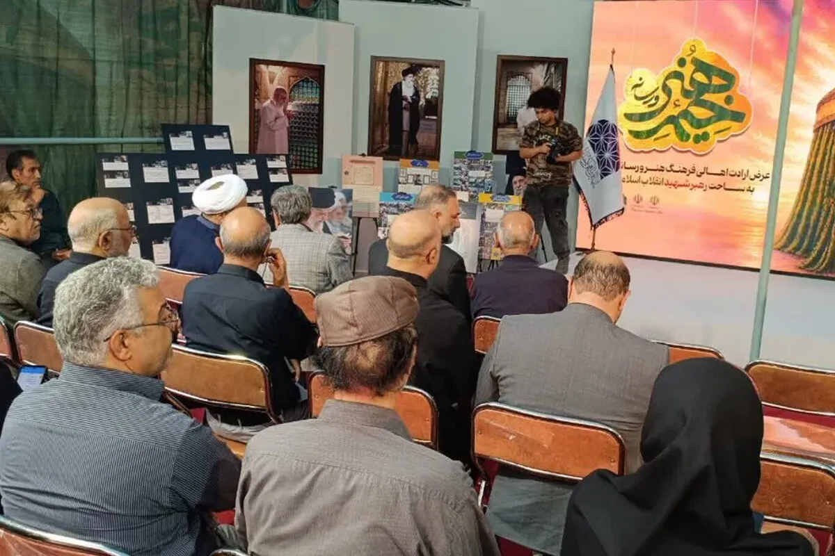 خیمه هنر مشهد؛ پاتوق اصحاب فرهنگ و هنر در مسیر تشییع رهبر شهید | حضور ۴۰ مستندساز برای ثبت شکوه حضور مردم