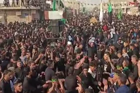 عزاداری اهوازی&zwnj;ها در دمای بالای ۵۰ درجه + فیلم