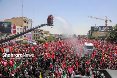 گزارش تصویری | تشییع پیکر امام شهید در تهران (۱۵ تیر ۱۴۰۵) - ۳
