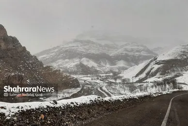 طبیعت زمستانی روستای آبقد