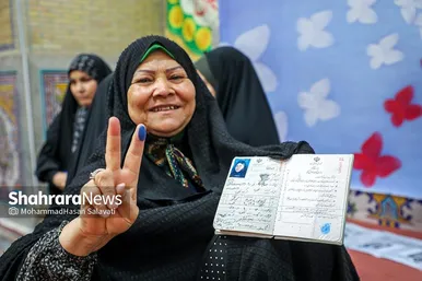 عکس‌هایی از مرحله دوم انتخابات چهاردهمین دوره ریاست‌جمهوری در مشهد (۳)