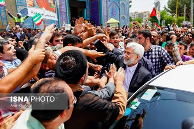 عکس‌هایی از پزشکیان و جلیلی پای صندوق رای در مرحله دوم انتخابات