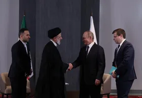 گفتگوی رئیسی با پوتین در حاشیه اجلاس سران سازمان همکاری شانگهای
