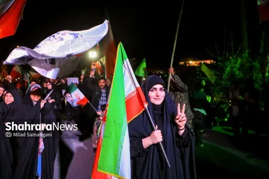 مراسم رونمایی از بزرگترین المان هنری شهری مشهد با عنوان «وطن»