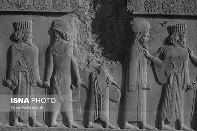 عکس‌های سیاه سفید از تخت جمشید