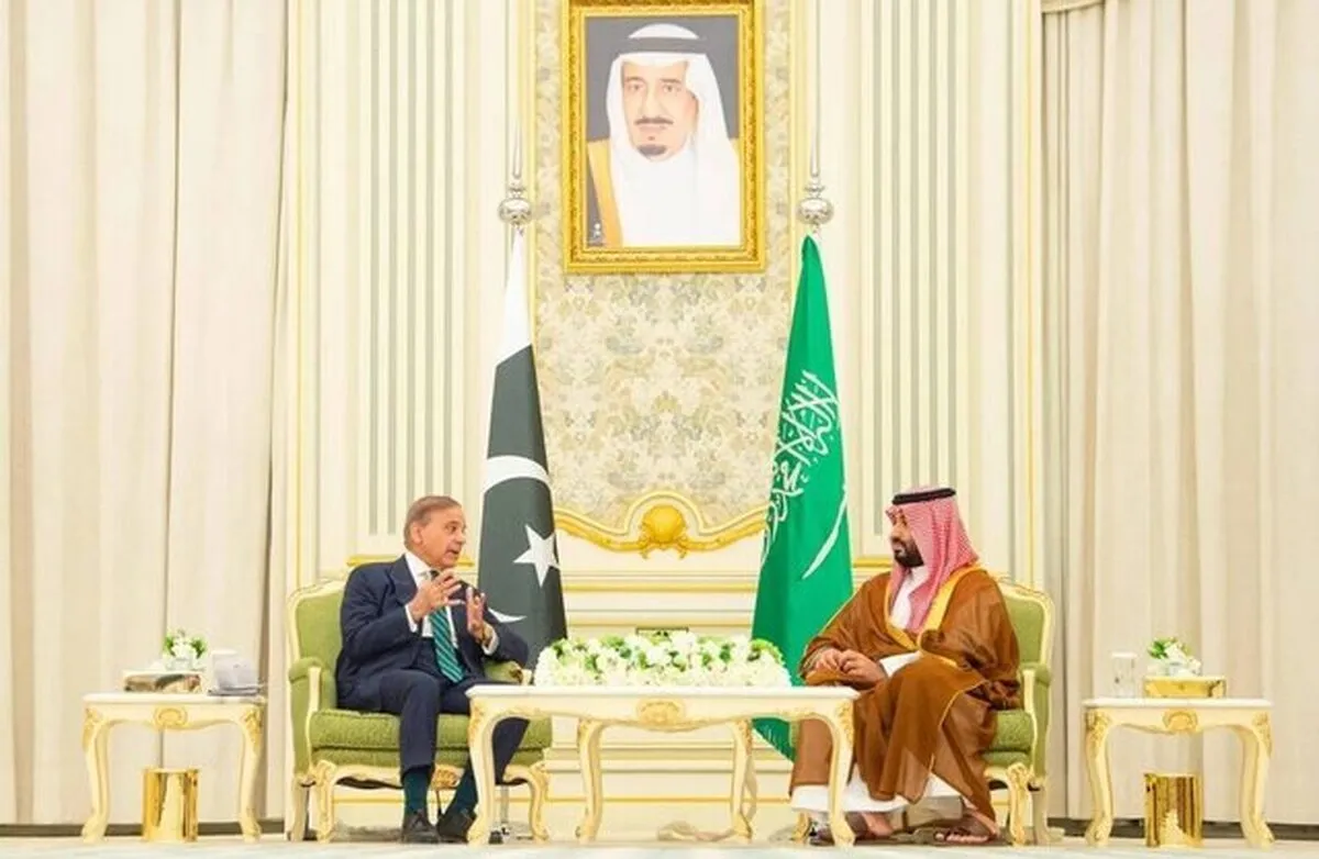 دیدار نخست وزیر پاکستان با ولیعهد عربستان درباره جنگ غزه