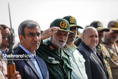 گزارش تصویری | تشییع پیکر سردار شهید نیلفروشان در مشهد
